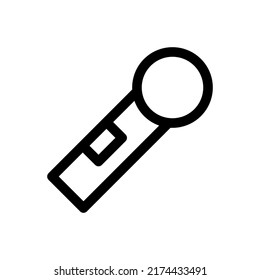 mic icon or logo isolated sign symbol vector illustration - high quality black style vector icons
