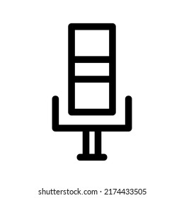 Icono de micrófono o logotipo símbolo de signo aislado ilustración vectorial - iconos vectoriales de estilo negro de alta calidad
