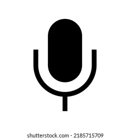 mic icon or logo isolated sign symbol vector illustration - high quality black style vector icons
