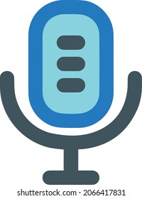 Mic icon, Sound icon, Set of all Photography color flat icons isolated on white background