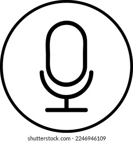 Mikrosymbol, Stock-Vektorgrafik, Logo einzeln auf weißem Hintergrund.EPS
