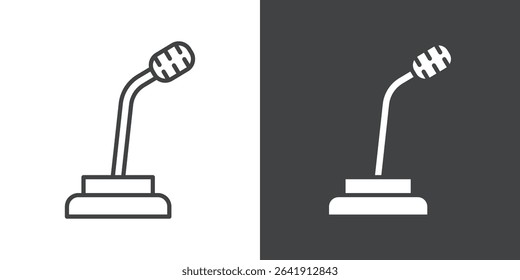 mic icon symbol illustration logo