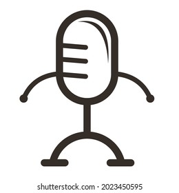 
the mic icon symbolizes how it is used in singing and vodcas, whether on the radio or otherwise