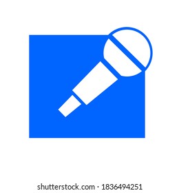 mic icon tool used to carry out journalistic activities