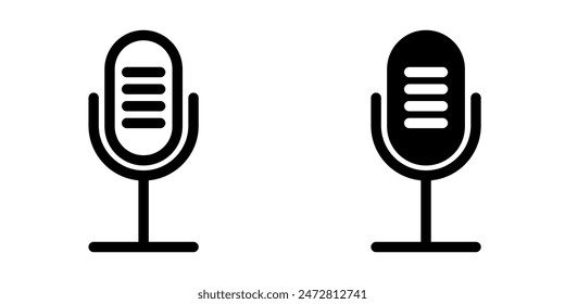 Mic icon vector design template