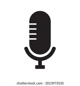 mic icon vector illustration sign