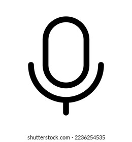 Mic Icon Vector Symbol Design Illustration