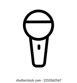 Ilustración de diseño de símbolo del vector del icono del micrófono