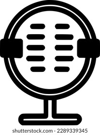 Mic icon vector symbol design illustration