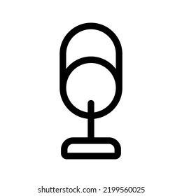 Icono de micrófono. señal de voz. símbolo de micrófono. ilustración vectorial
