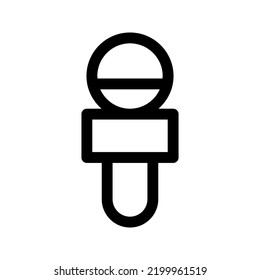 Mic icon. voice sign. microphone symbol. vector illustration