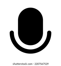 Mic icon. voice sign. microphone symbol. vector illustration