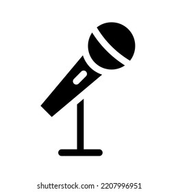 Mic icon. voice sign. microphone symbol. vector illustration