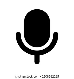 Mic icon. voice sign. microphone symbol. vector illustration