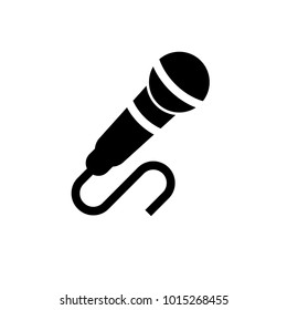 mic karaoeke glyph icon