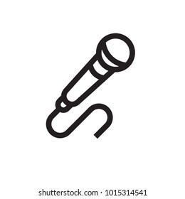 mic karaoeke outline icon