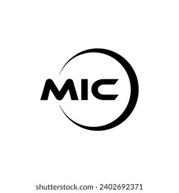 MIC Letter Logo Design, Inspiration for a Unique Identity. Modern Elegance and Creative Design. Watermark Your Success with the Striking this Logo.