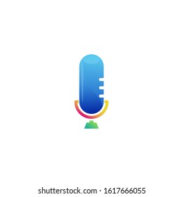 Mic Logo Fresh Green Gradient 