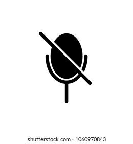 mic microphone mute disable vector template
