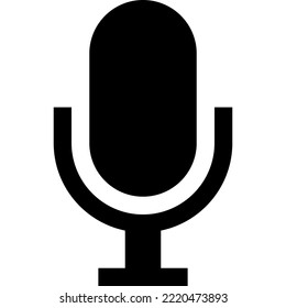 Mic Microphone Record Modernes Konzept ui ux Icon für Website, App, Präsentation, Flyer, Broschüre etc.
