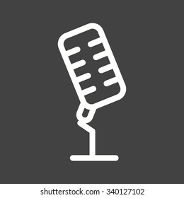 Mic, speech, sound icon vector image. Can also be used for IT and communication. Suitable for use on web apps, mobile apps and print media.