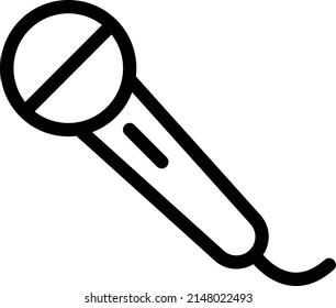 mic Vector illustration on a transparent background.Premium quality symmbols.Thin line vector    icon for concept and graphic design.