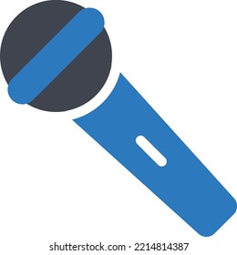 mic Vector illustration on a transparent background. Premium quality symmbols. Glyphs vector icons for concept and graphic design. 
