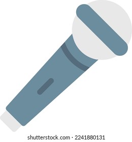 mic  Vector illustration on a transparent background. Premium quality symmbols. Line Color vector icons for concept and graphic design.