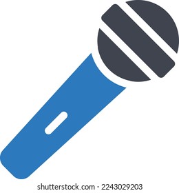 mic Vector illustration on a transparent background. Premium quality symmbols. Glyphs vector icons for concept and graphic design.