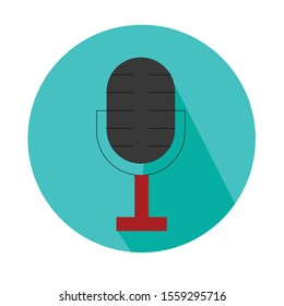 mic vector illustration simple clip art