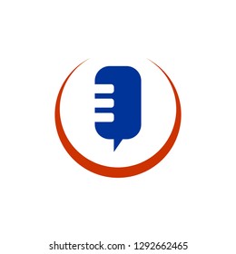 Mic Vector, Microphone Logo Set