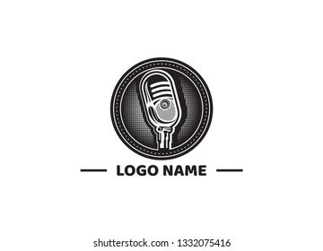 Mic Voice Logo Stock Vector (Royalty Free) 1332075416 | Shutterstock