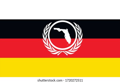 Miccosukee Seminole Nation Flag Vektorsymbol