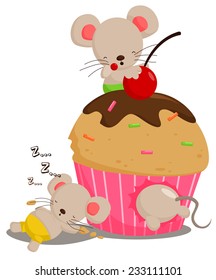 Mice Love Cupcake