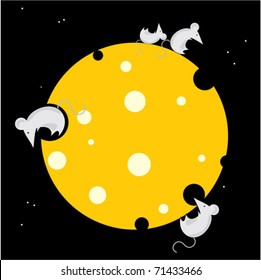 mice on the moon