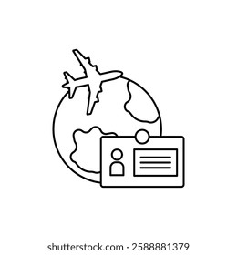 MICE tourism icon Vector logo set flat