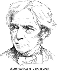 Michael Faraday was an English chemist and physicist who contributed vastly to the study of electrochemistry and electromagnetism