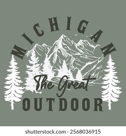 Michigan The Great Outdoor Ardent Ink