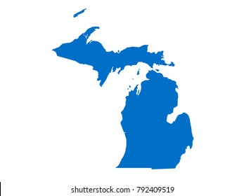 2,235 Michigan state shape Images, Stock Photos & Vectors | Shutterstock