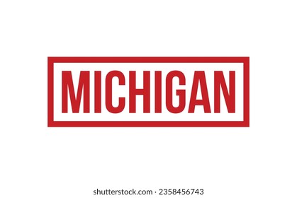 Michigan Rubber Stamp Seal Vector