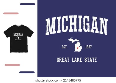 Michigan state t shirt design