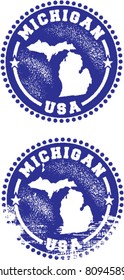 Michigan USA Stamps