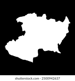 Michoacan state map, administrative division of the country of Mexico. Vector illustration.