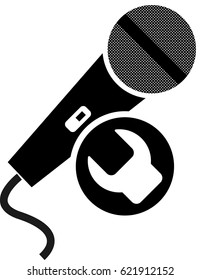 Micraphone repair icon