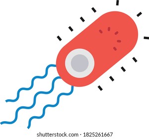 Micro Bacteria Vector Design, organism icon, Biological engineering and Biotechnology Symbol on White background