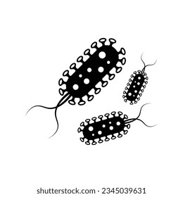 Micro bacterium icon design. isolated on white background. vector illustration