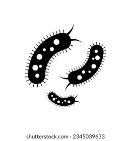 Micro bacterium icon design. isolated on white background. vector illustration