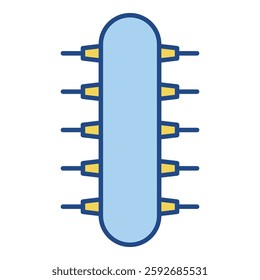 Micro chip icon isolated on white background