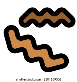 Micro organisms such as bacteria replicating with each other