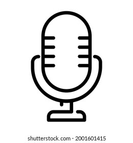 Micro Phone vector line Icon-  Modern style high quality vector illustration.
